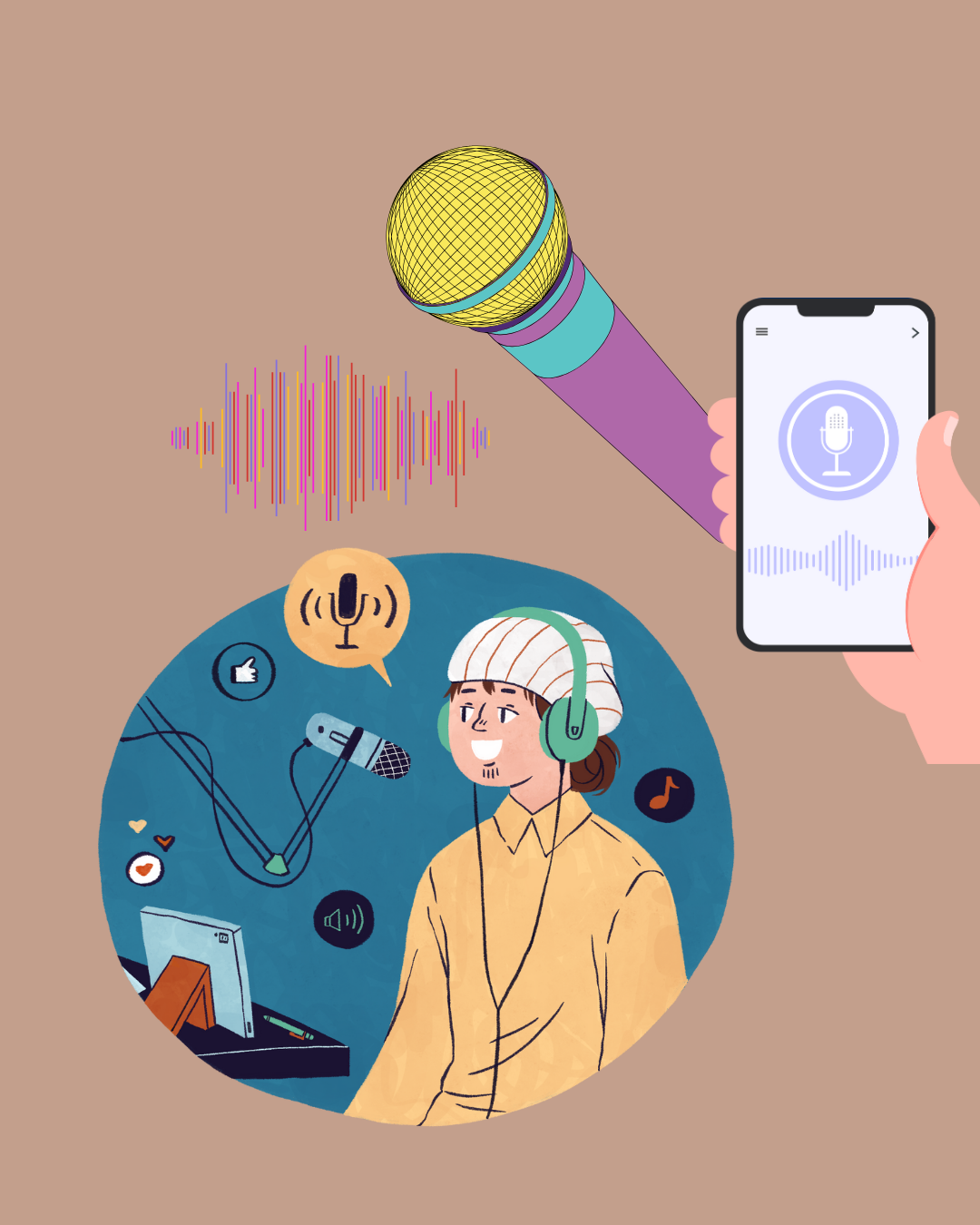 Hjælp til valg af Mikrofon